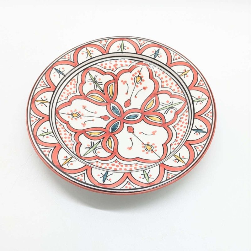 Keramik Röd Tallrik Ø27cm