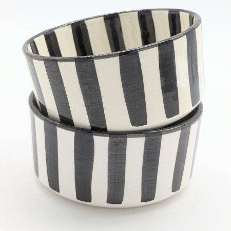 Rund djup skål Svart-Ø12,15,18,26cm Rund djup skål Svart-Ø12,15,18,26cm