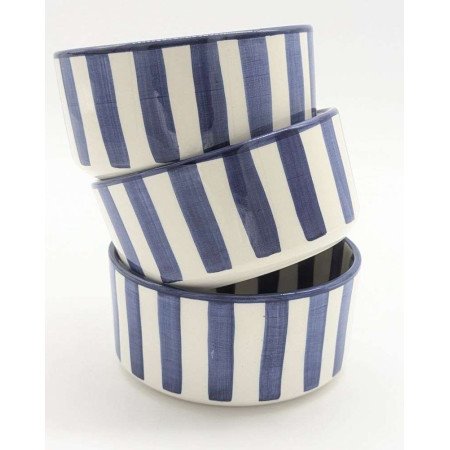 Rund djup skål Blå-Ø12,15,18,26cm