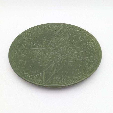 Tallrik Ø26cm -Grön
