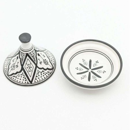 Mellan Tagine mönstrad -Svart