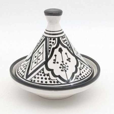 Mellan Tagine mönstrad -Svart Mellan Tagine mönstrad -Svart