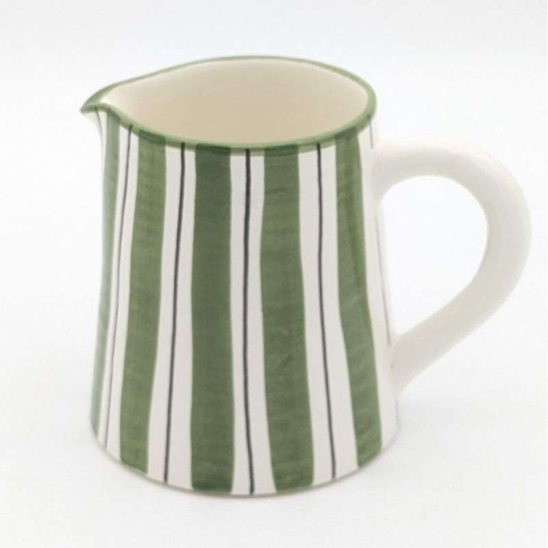 Kanna 12cm -Randig Grön lin