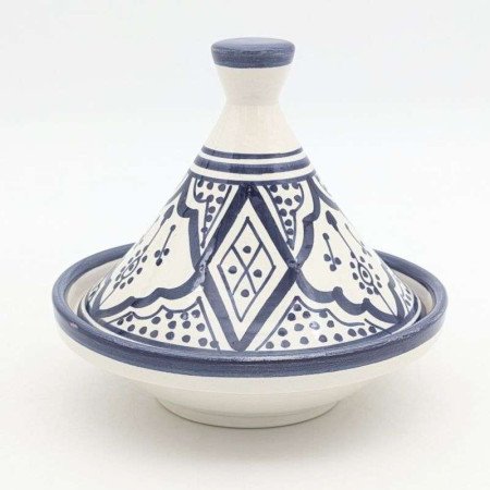 Mellan Tagine mönstrad -Blå Mellan Tagine mönstrad -Blå