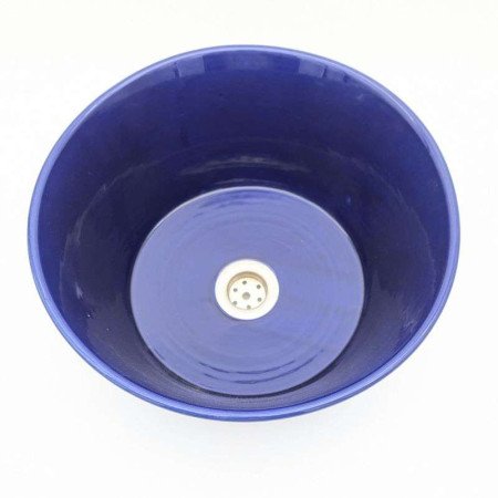 Marockanskt Handfat -Grave Blå Marockanskt Handfat -Grave Blå