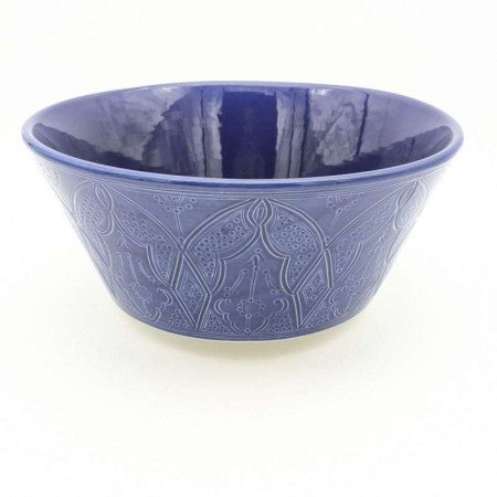 Marockanskt Handfat -Grave Blå Marockanskt Handfat -Grave Blå