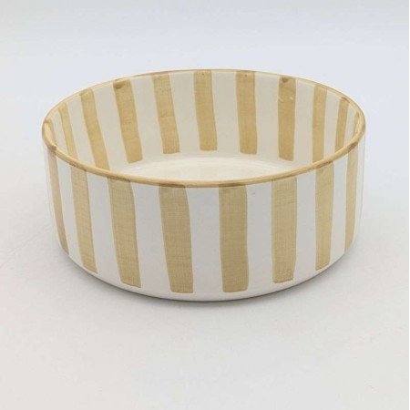 Rund djup skål Sand-Ø12,15,18,26cm