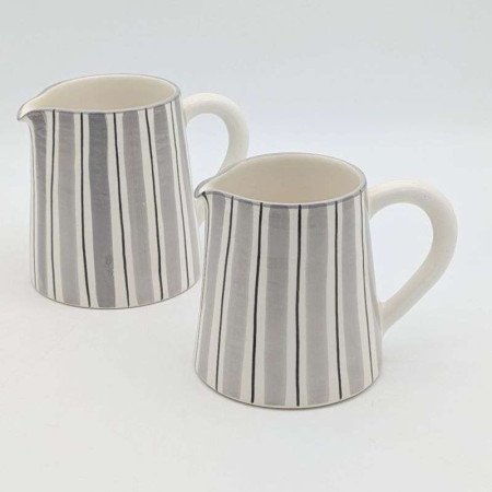 Kanna 12cm-Randig Grå lin