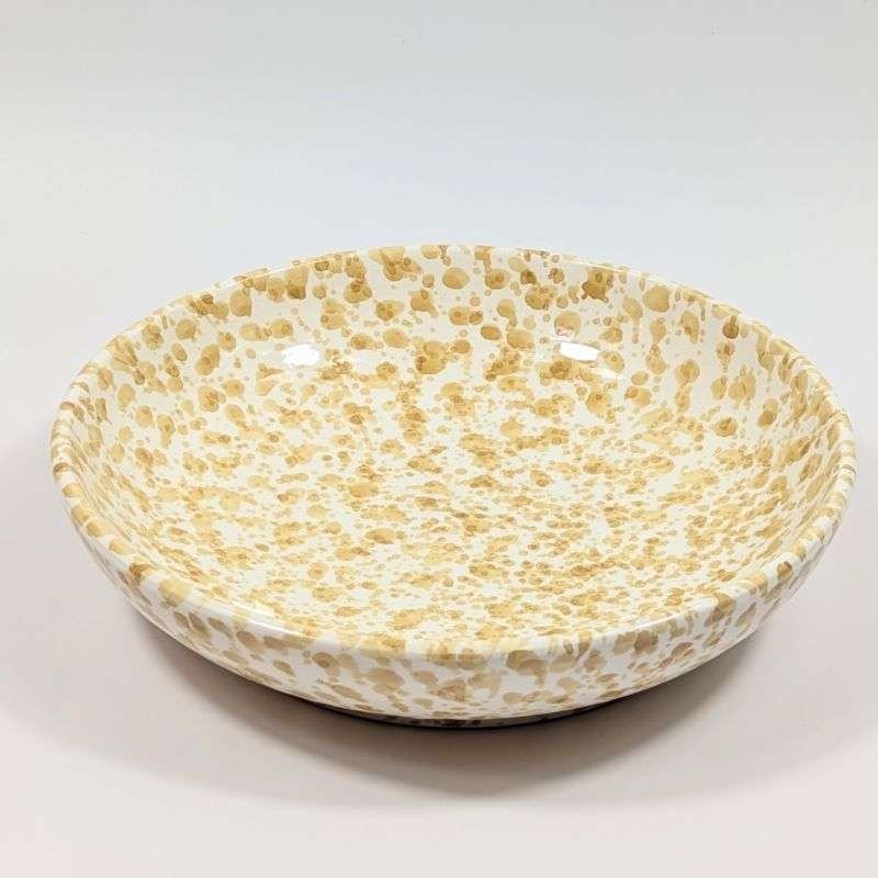 Keramikfat Nougatprickig