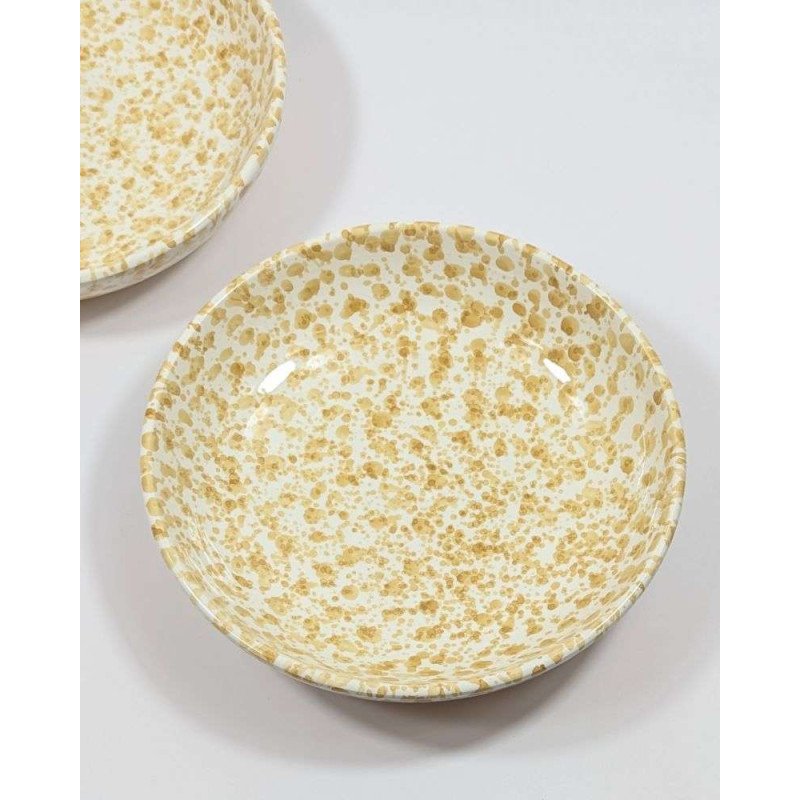 Keramikfat Nougatprickig