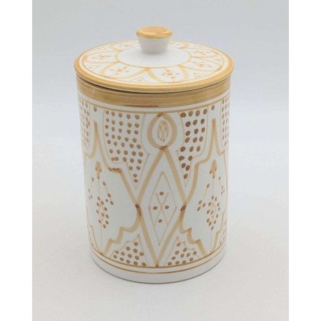 Keramikburk  Solgul -Liten