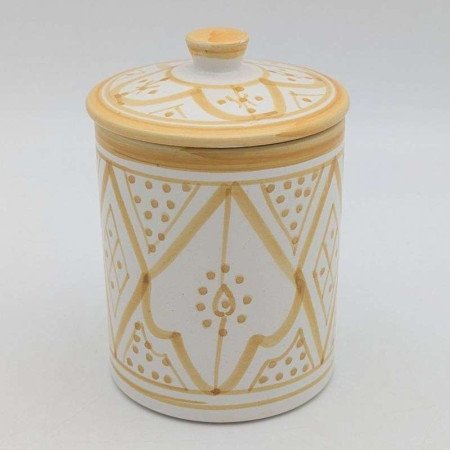 Keramikburk  Solgul -Liten