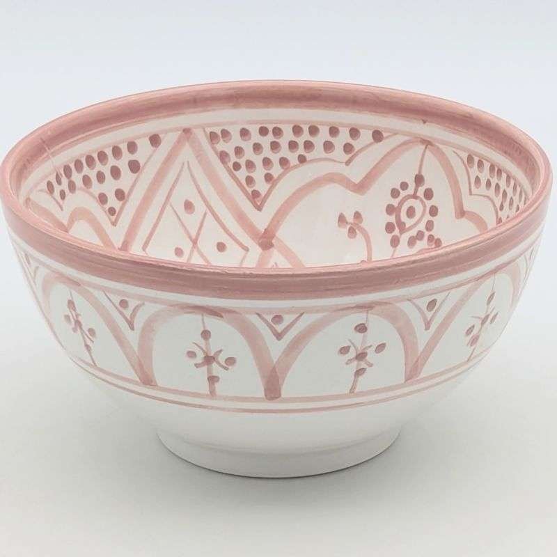 Keramikskål Rosa & Vit -12,15,20cm Keramikskål Rosa & Vit -12,15,20cm