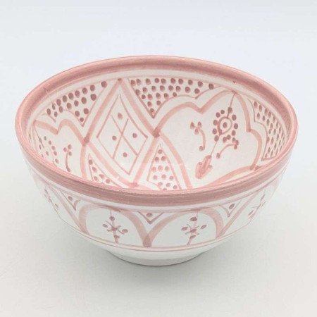 Keramikskål Rosa & Vit -12,15,20cm Keramikskål Rosa & Vit -12,15,20cm