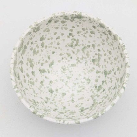 Keramik Skål Prickig Pistachio -Ø12-16-20cm Keramik Skål Prickig Pistachio -Ø12-16-20cm