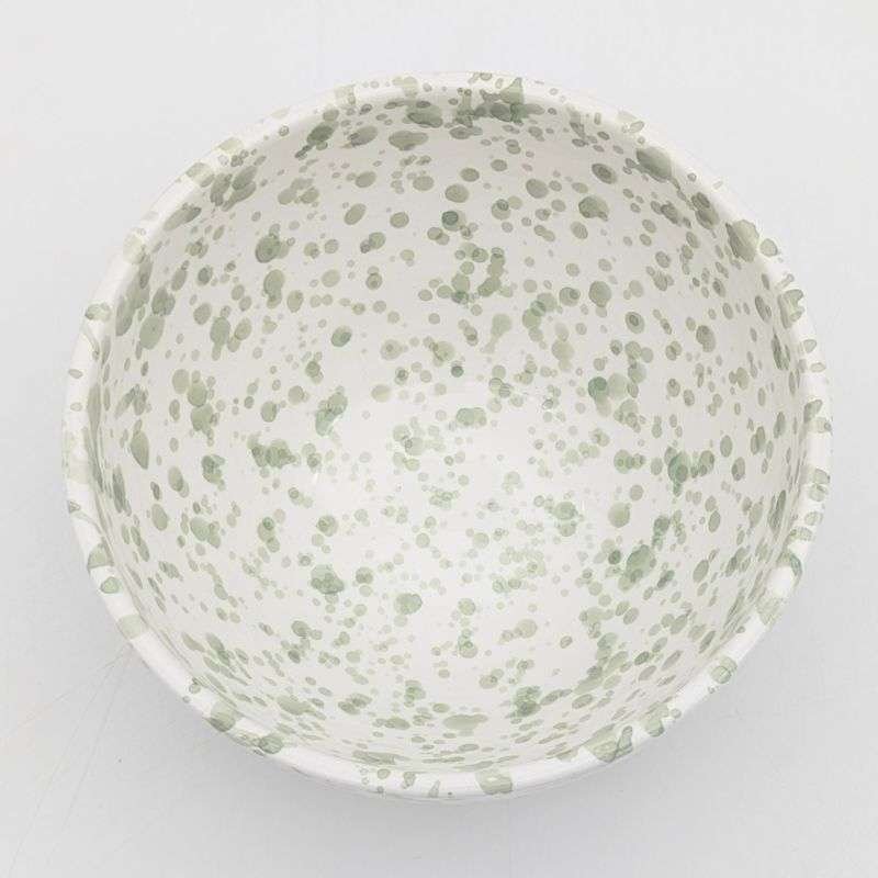 Keramik Skål Prickig Pistachio -Ø12-16-20cm Keramik Skål Prickig Pistachio -Ø12-16-20cm