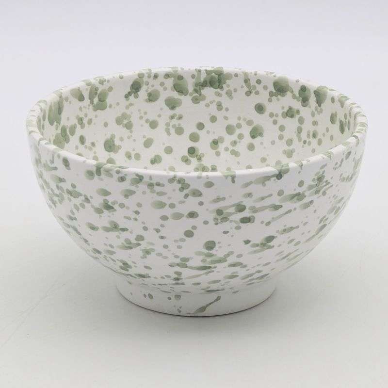 Keramik Skål Prickig Pistachio -Ø12-16-20cm Keramik Skål Prickig Pistachio -Ø12-16-20cm
