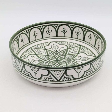 cylinder Keramikskål Grön 12,15,18,20cm