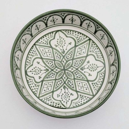 cylinder Keramikskål Grön 12,15,18,20cm