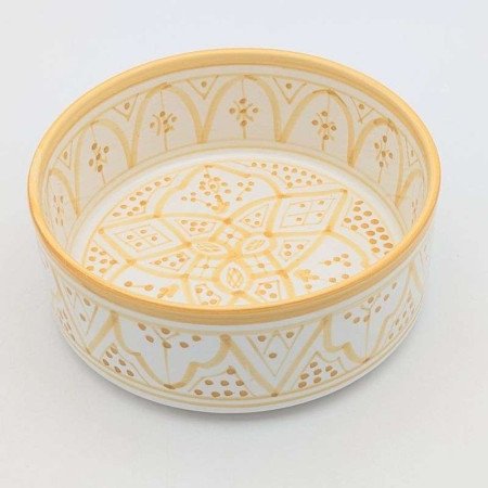 cylinder Keramikskål solgul 12,15,18,20cm