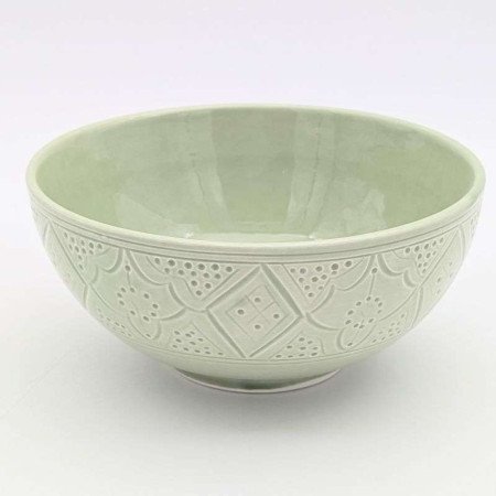 Keramikskål Pistage Grön 12-15-20-25cm Keramikskål Pistage Grön 12-15-20-25cm