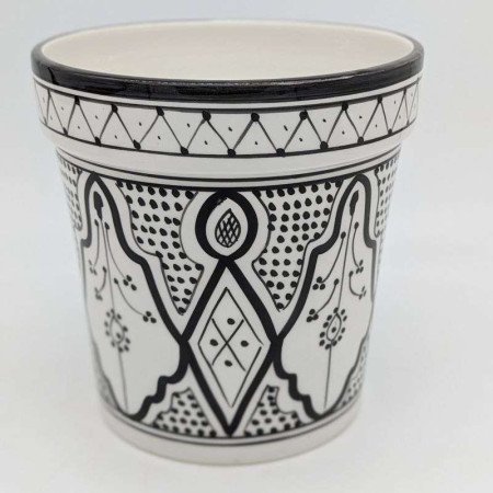 Keramik kruka Ø22 cm -Klassisk Svart Keramik kruka Ø22 cm -Klassisk Svart