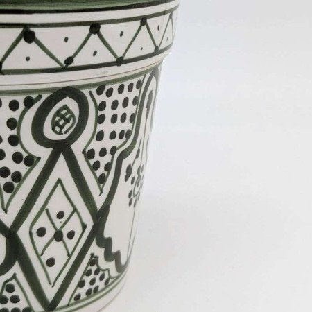 Keramik kruka Ø16,5 cm -Klassisk Grön Keramik kruka Ø16,5 cm -Klassisk Grön