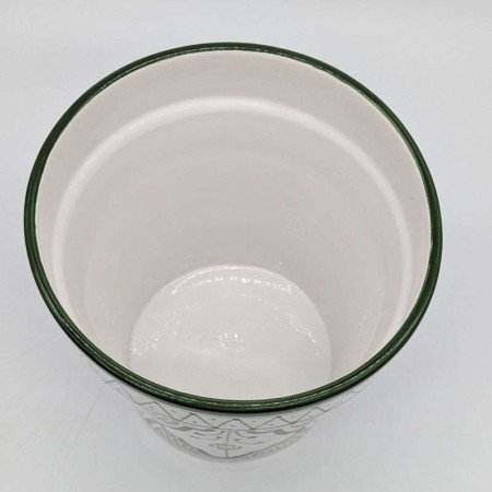 Keramik kruka stor Ø22 cm -Klassisk Grön Keramik kruka stor Ø22 cm -Klassisk Grön