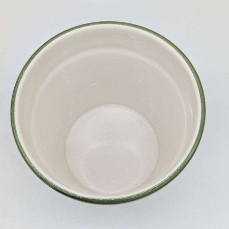 Keramik kruka Ø13,5 cm -Klassisk Grön Keramik kruka Ø13,5 cm -Klassisk Grön