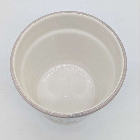 Keramik kruka Ø16,5 cm -Klassisk Grå