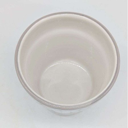 Keramik kruka Ø13,5 cm -Klassisk Grå