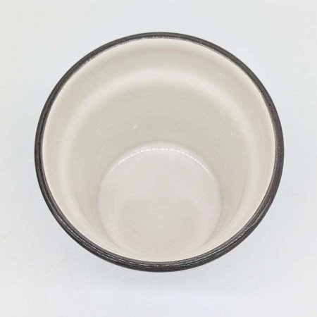 Keramik kruka Ø13,5 cm -Klassisk Svart Keramik kruka Ø13,5 cm -Klassisk Svart