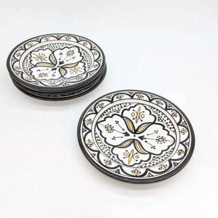 Assiett Ø22cm -Multisvart Assiett Ø22cm -Multisvart