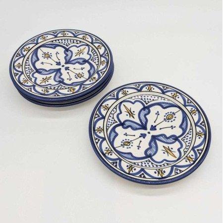 Keramik Assiett -Blåvit Ø22cm