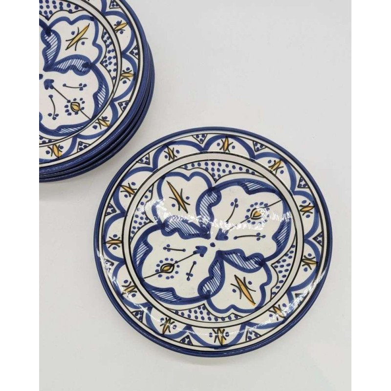 Keramik Assiett -Blåvit Ø22cm