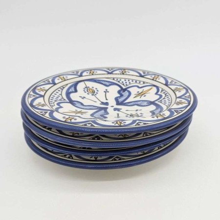 Keramik Assiett -Blåvit Ø22cm