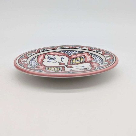 Keramik Assiett -Hallonrosa Ø22cm