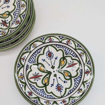 Assiett Ø22cm -Multigrön