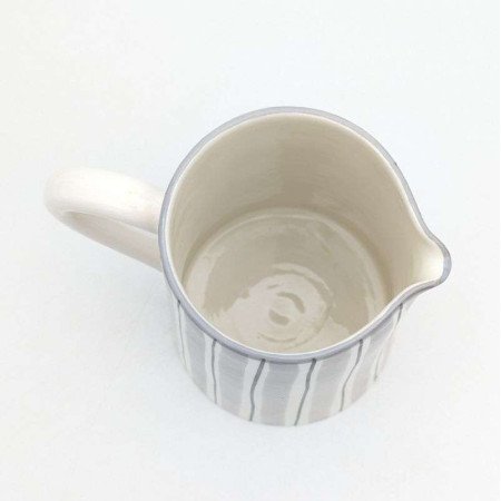 Kanna -Randig Grå lin