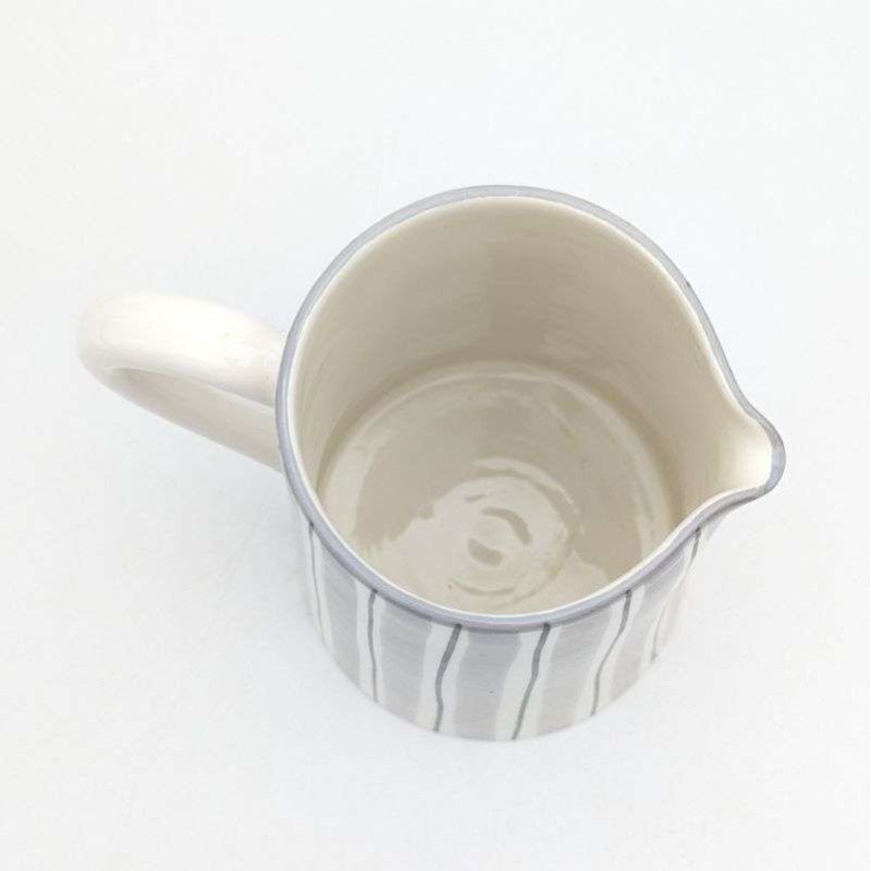 Kanna -Randig Grå lin