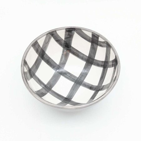 Keramik Skål nät Grå -Ø16cm Keramik Skål nät Grå -Ø16cm