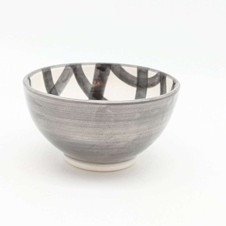 Keramik Skål nät Grå -Ø16cm Keramik Skål nät Grå -Ø16cm