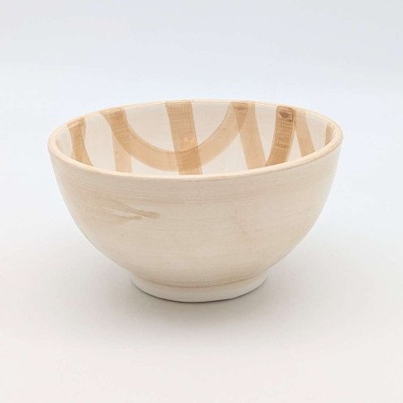 Keramik Skål nät Beige -Ø16cm Keramik Skål nät Beige -Ø16cm