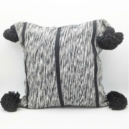 kuddfodral -Randig svart