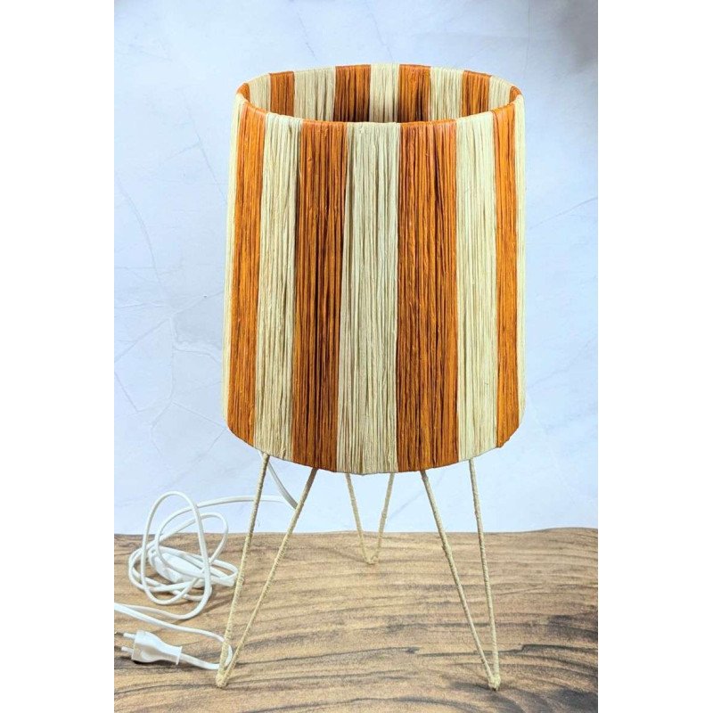 Bordslampa Randig  -Orange