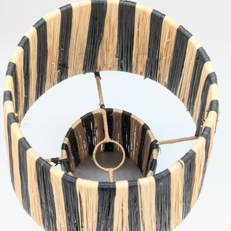 Bordslampa Randig Svart Bordslampa Randig Svart