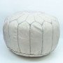 Sittpuff - Marockansk Läderpuff Grå Sittpuff - Marockansk Läderpuff Grå