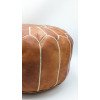 Sittpuff - Marockansk Läderpuff Cognac