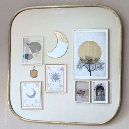 Spegel fyrkantig 29cm Spegel fyrkantig 29cm