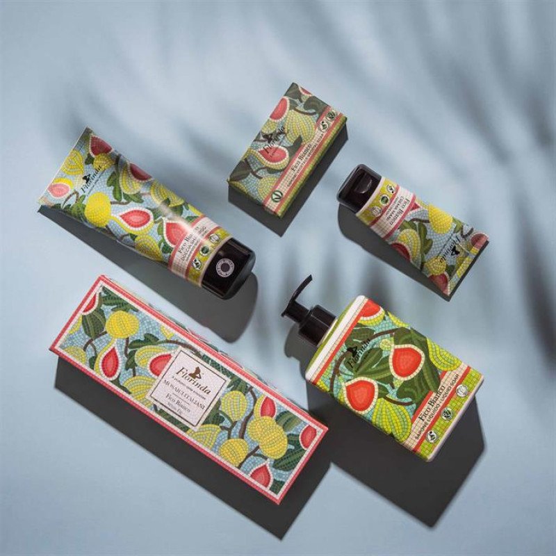 Hårdtvål White Fig 100g – Vegansk & Mild med Olivolja